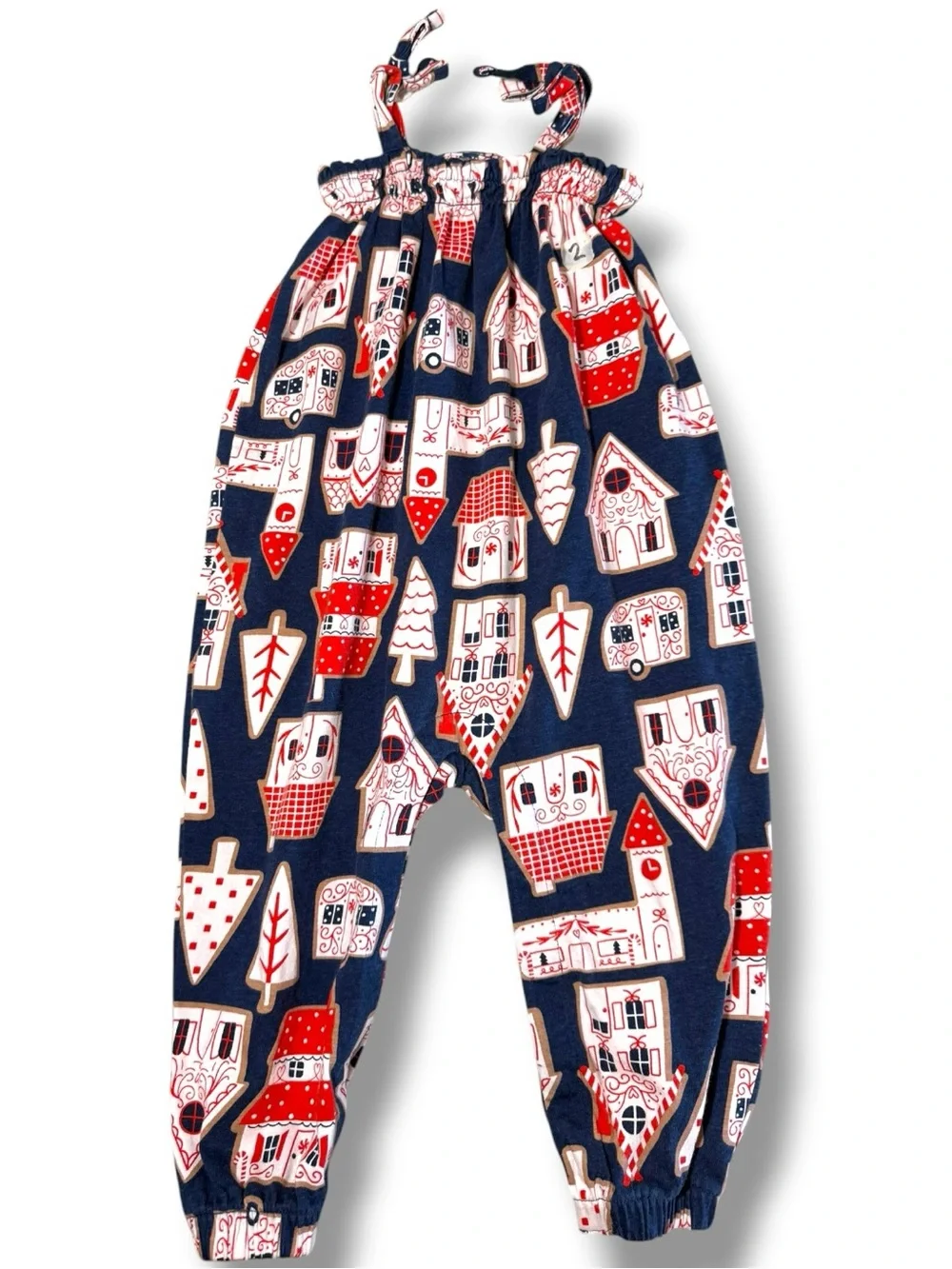 Hanna Andersson Gingerbread House Holiday Romper